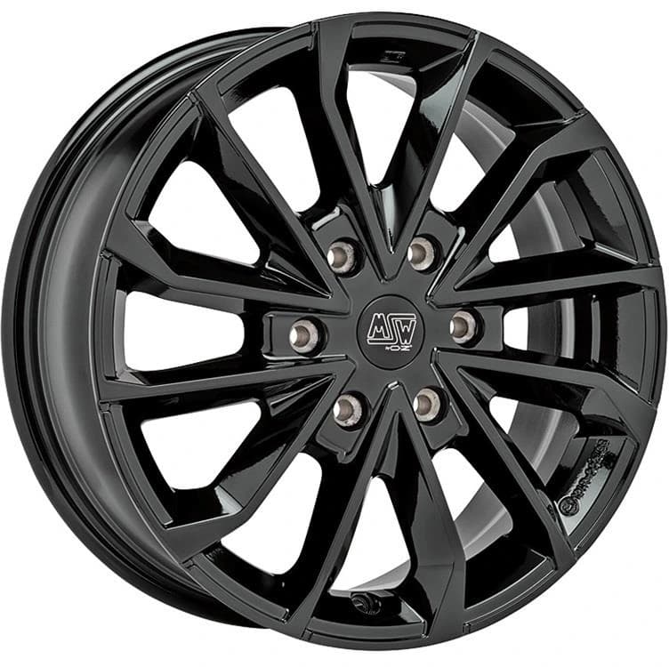 R19 X 7.5 6X120 ET52 74.5 MSW 42 Van Gloss Black