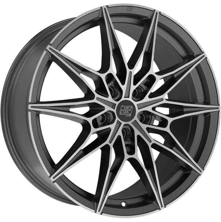 R20 X 8 5X112 ET35 73.1 MSW 75 Matt Gun Metal Full Polished (Mgmfp)