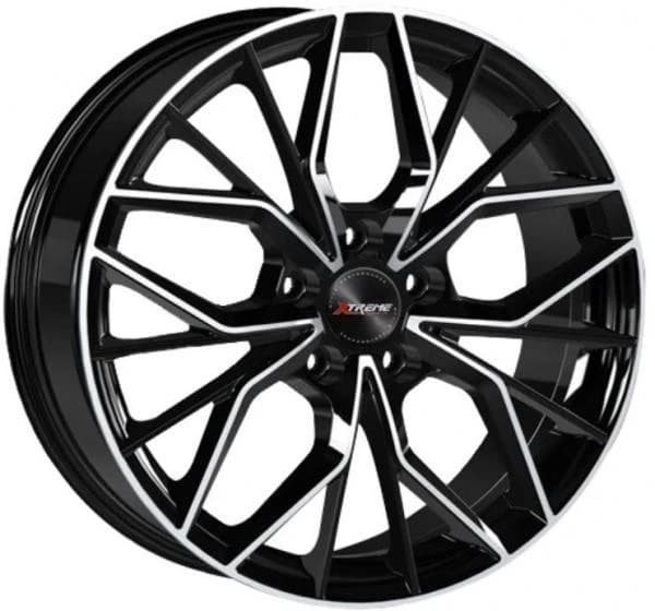 R21 X 8 5X108 ET50 63.4 XTREME RX6 Black Diamond