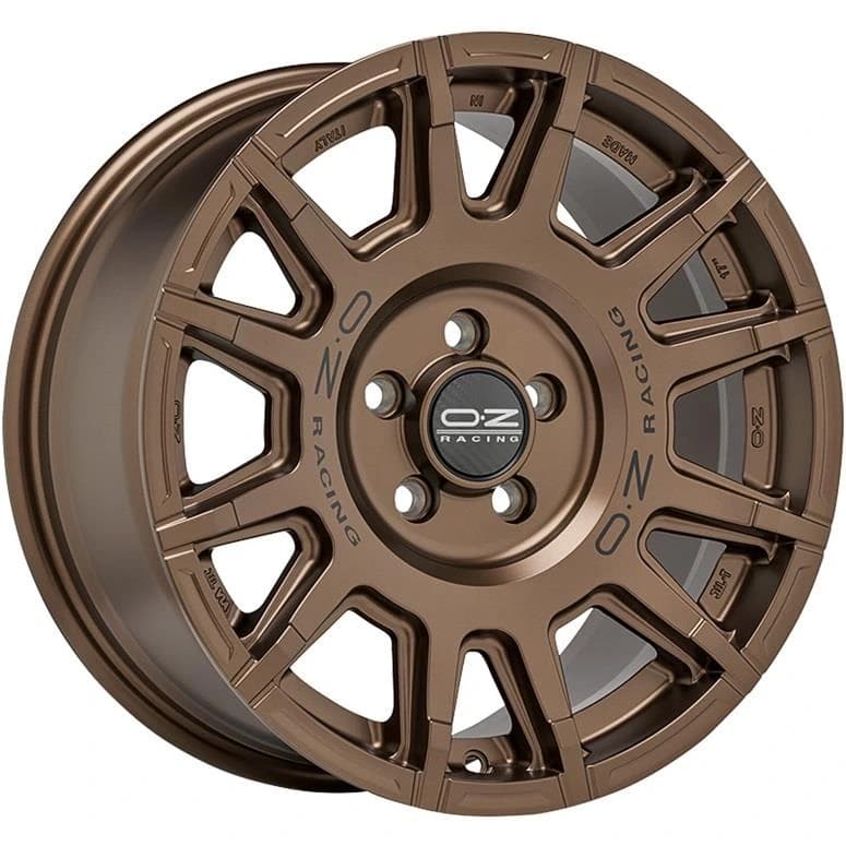 R20 X 9 5X139.7 ET40 64.1 OZ RACING RALLY LEGEND Matt Bronze + Black Lettering