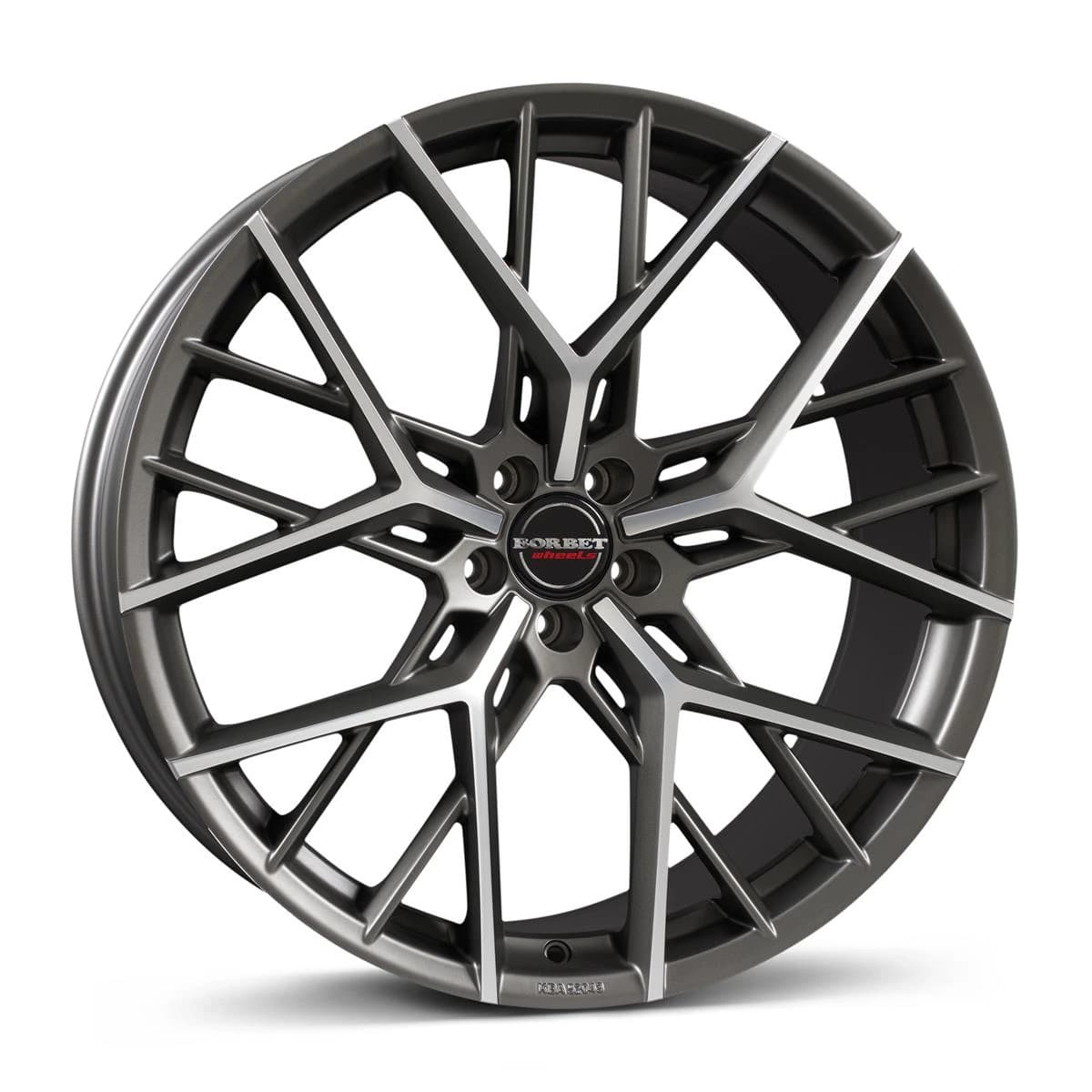 R23 X 11 5X120 ET32 72.6 BORBET BY titan polished matt