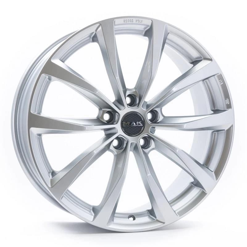 R18 X 7.5 5X100 ET48 56.1 MAK Wolf Silver