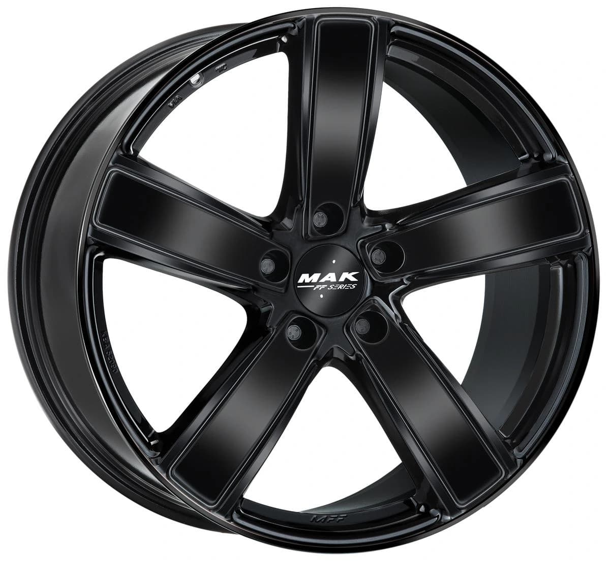 R20 X 9.5 5X130 ET71 71.6 MAK Turismo-FF Gloss Black