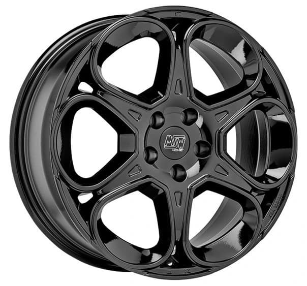 R19 X 8 4X108 ET32 65.1 MSW 83 Gloss Black
