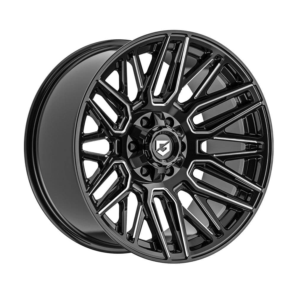 R18 X 9 5X139.7 ET0 78.1 GEAR OFF ROAD 770 Edge Glossy Black Milled