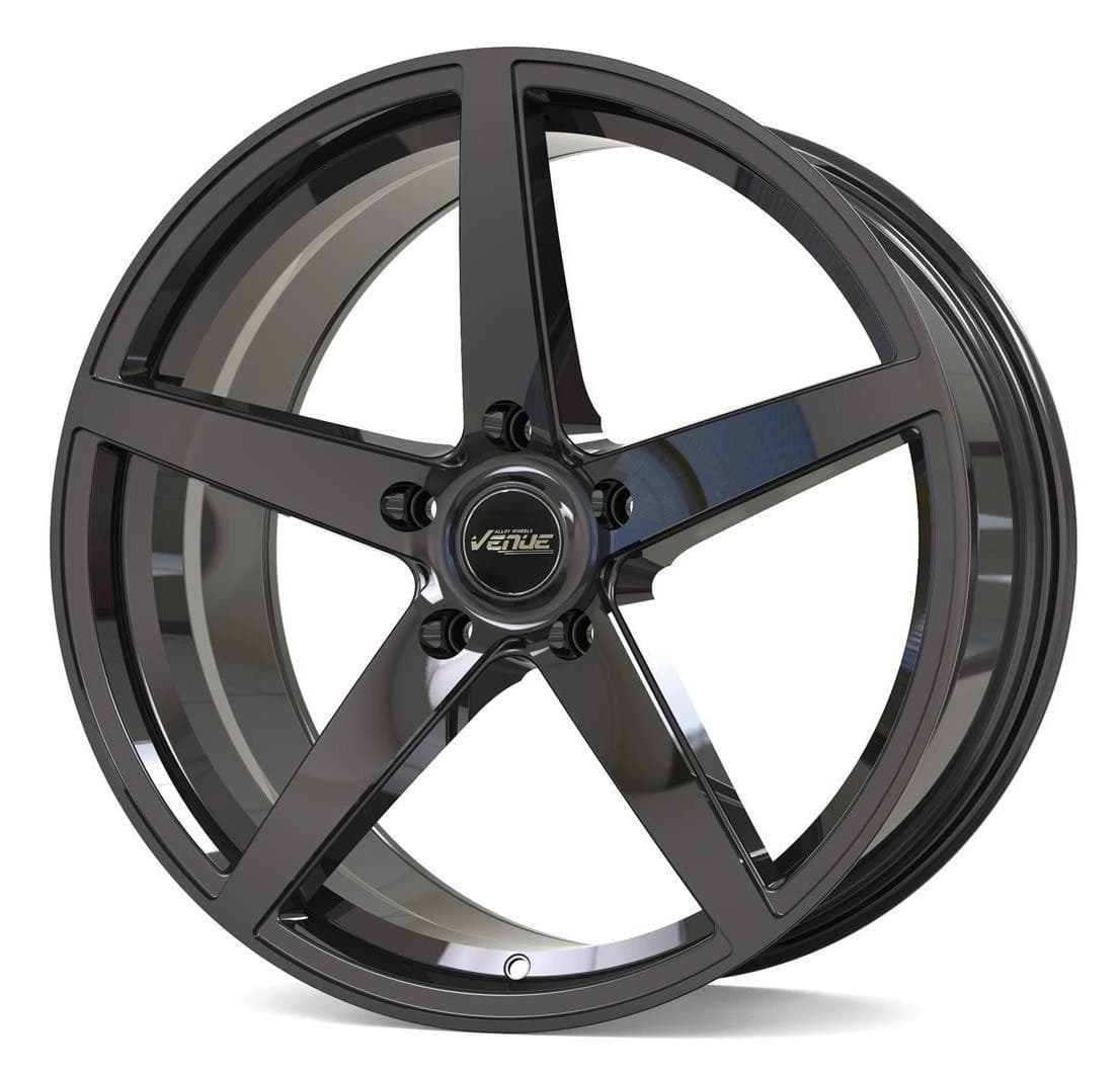 R19 X 9.5 5X120 ET40 72.6 VENUE Evo5 Gloss Black