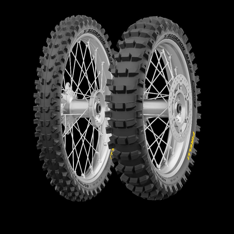 80/100-21 PIRELLI SCORPION MX32 MID SOFT (NEW) 51M