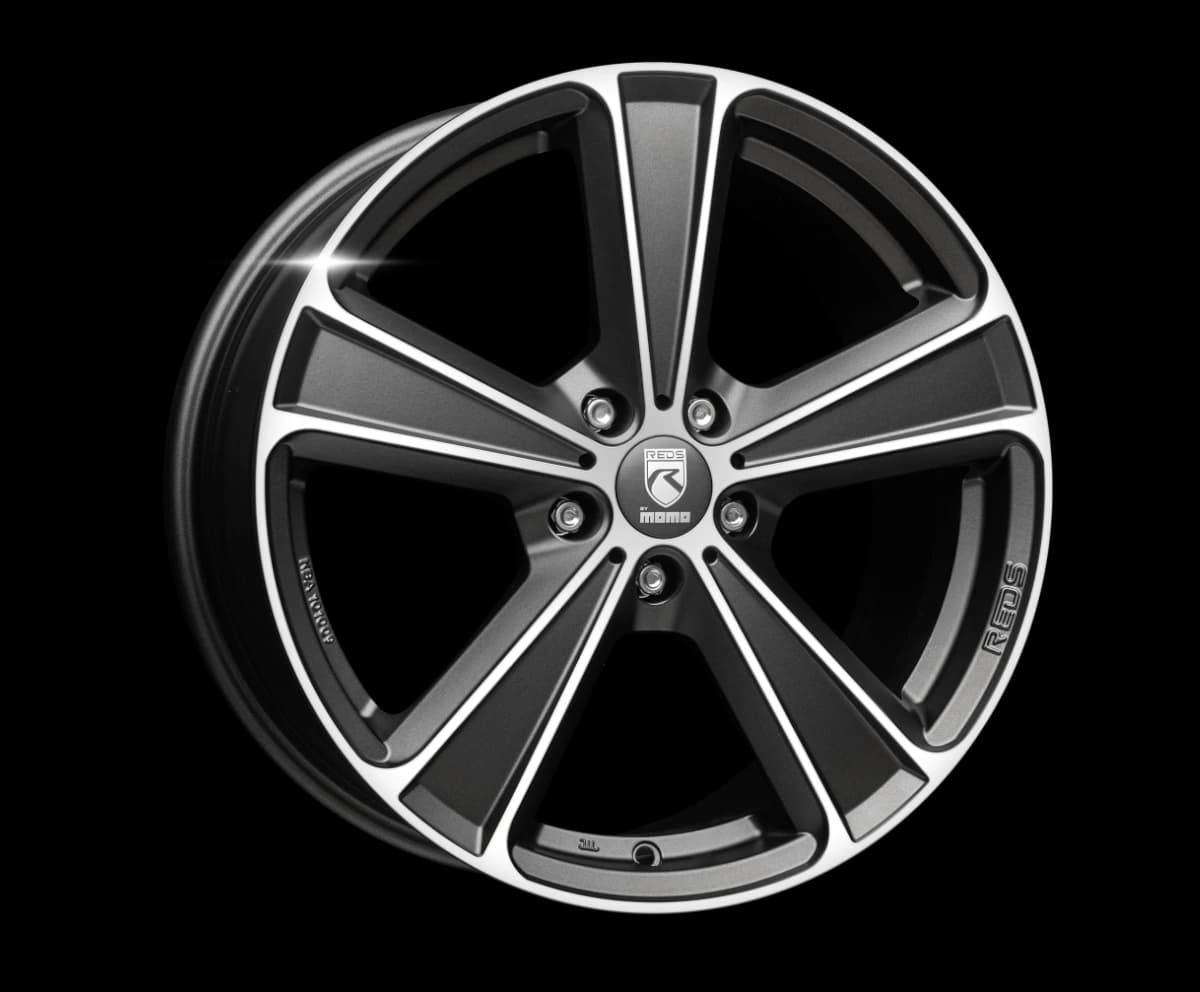 R18 X 8 5X100 ET40 72.3 REDS Shot! Matt Polished