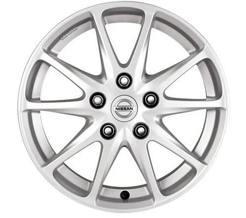 R16 X 6.5 5X114.3 ET40 66.1 OE Nissan KB409-3Z110 Silver