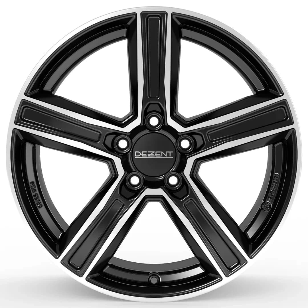 R18 X 8 5X130 ET40 66.6 DEZENT KG dark Black/polished
