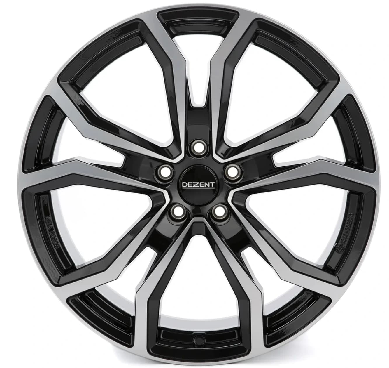 R20 X 9 5X114.3 ET50 67.1 DEZENT TV dark Black/polished
