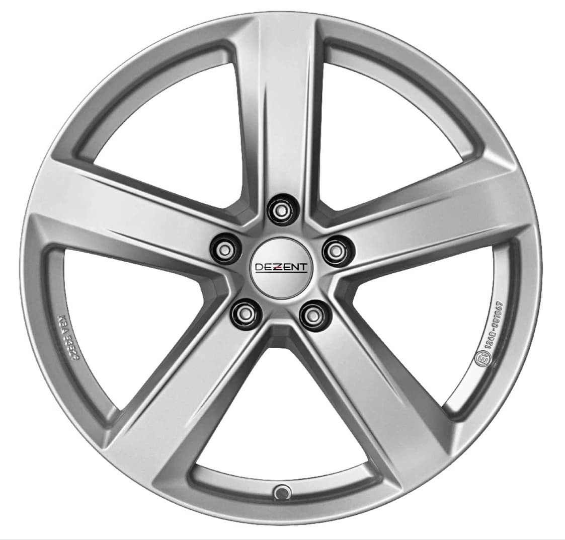 R17 X 6.5 5X100 ET50 54.1 DEZENT TU Silver