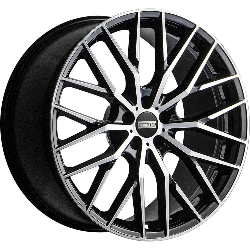 R20 X 9 5X127 ET50 71.6 FONDMETAL Makhai Glossy Black Machined