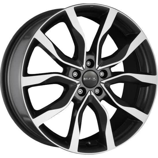 R20 X 8.5 5X127 ET50 71.6 MAK Highlands Black Mirror