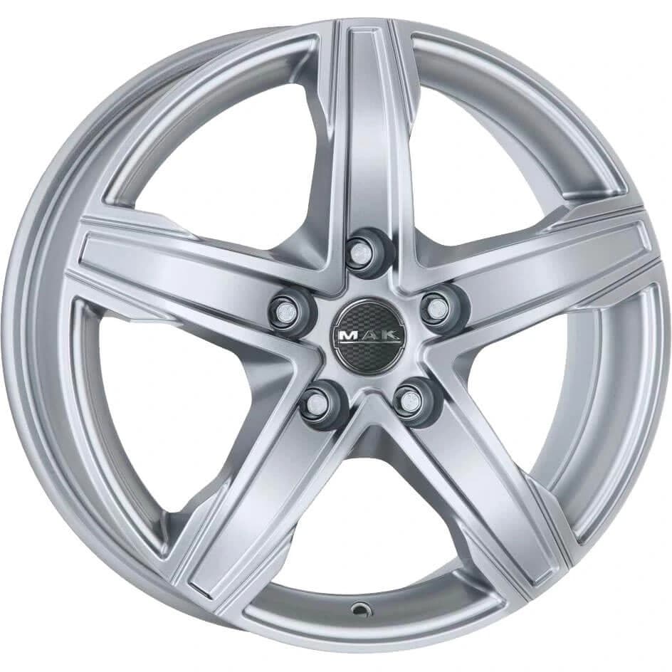 R17 X 7.5 5X130 ET55 78.1 MAK King 5 Silver