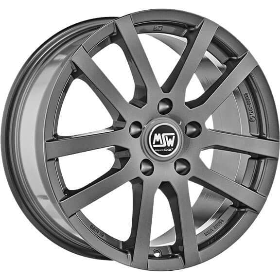 R16 X 6.5 5X115 ET38 70.2 MSW 22 Grey Silver