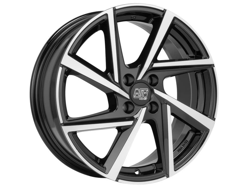 R15 X 6 4X100 ET35 63.3 MSW 80-4 Gloss Black Full Polished