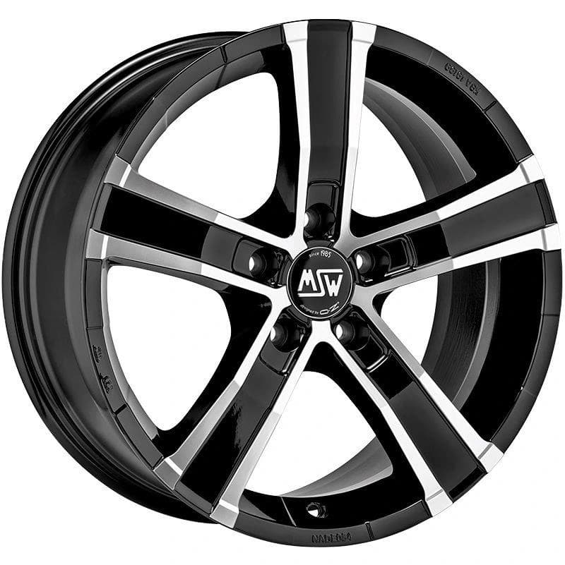 R18 X 8 5X150 ET35 110.1 MSW Sahara 5 Gloss Black Full Polished