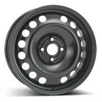 R16 X 6 4X100 ET40 56.6 KFZ 9507 Black