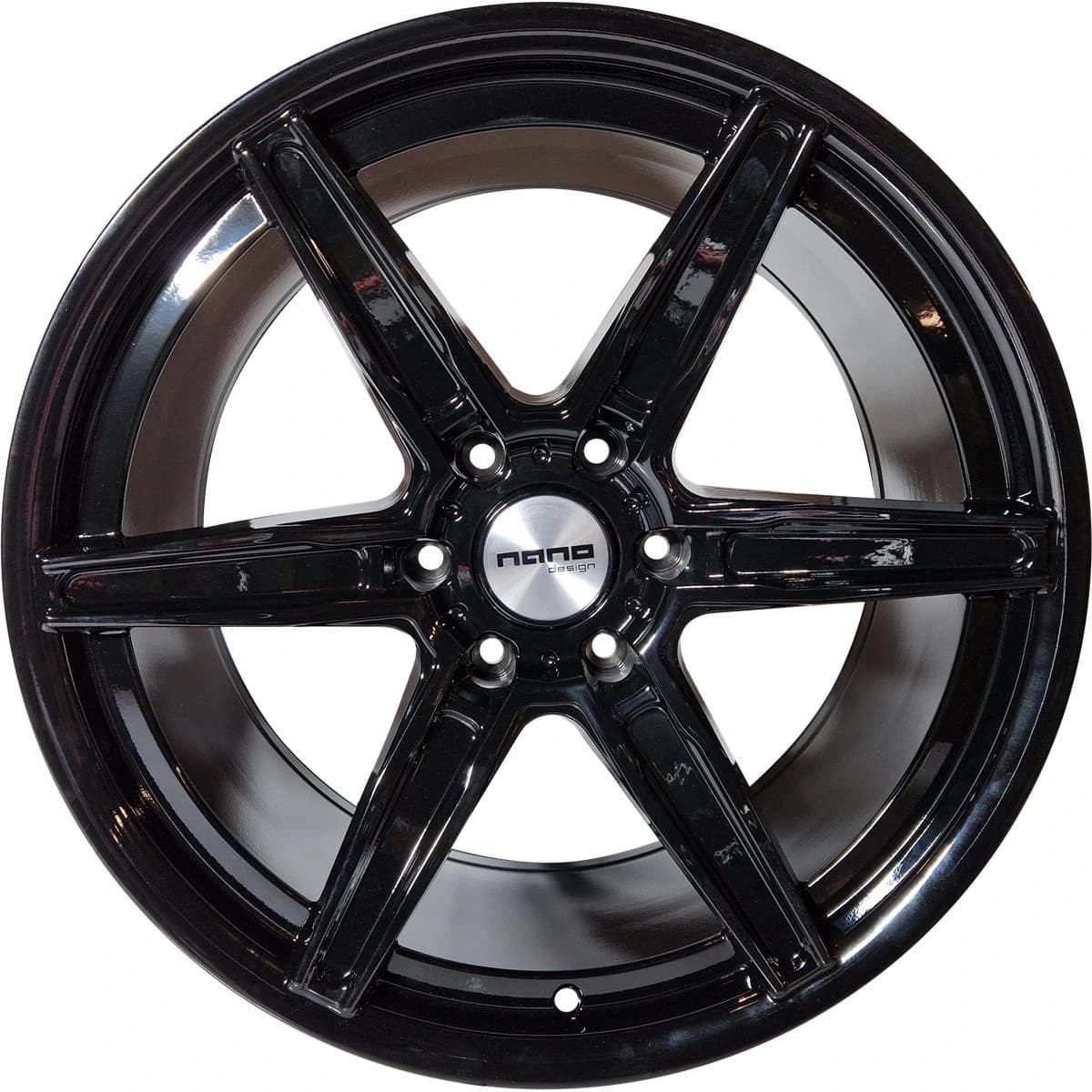 R20 X 9.5 6X139.7 ET12 110.1 NANO 5774 Glossy Black