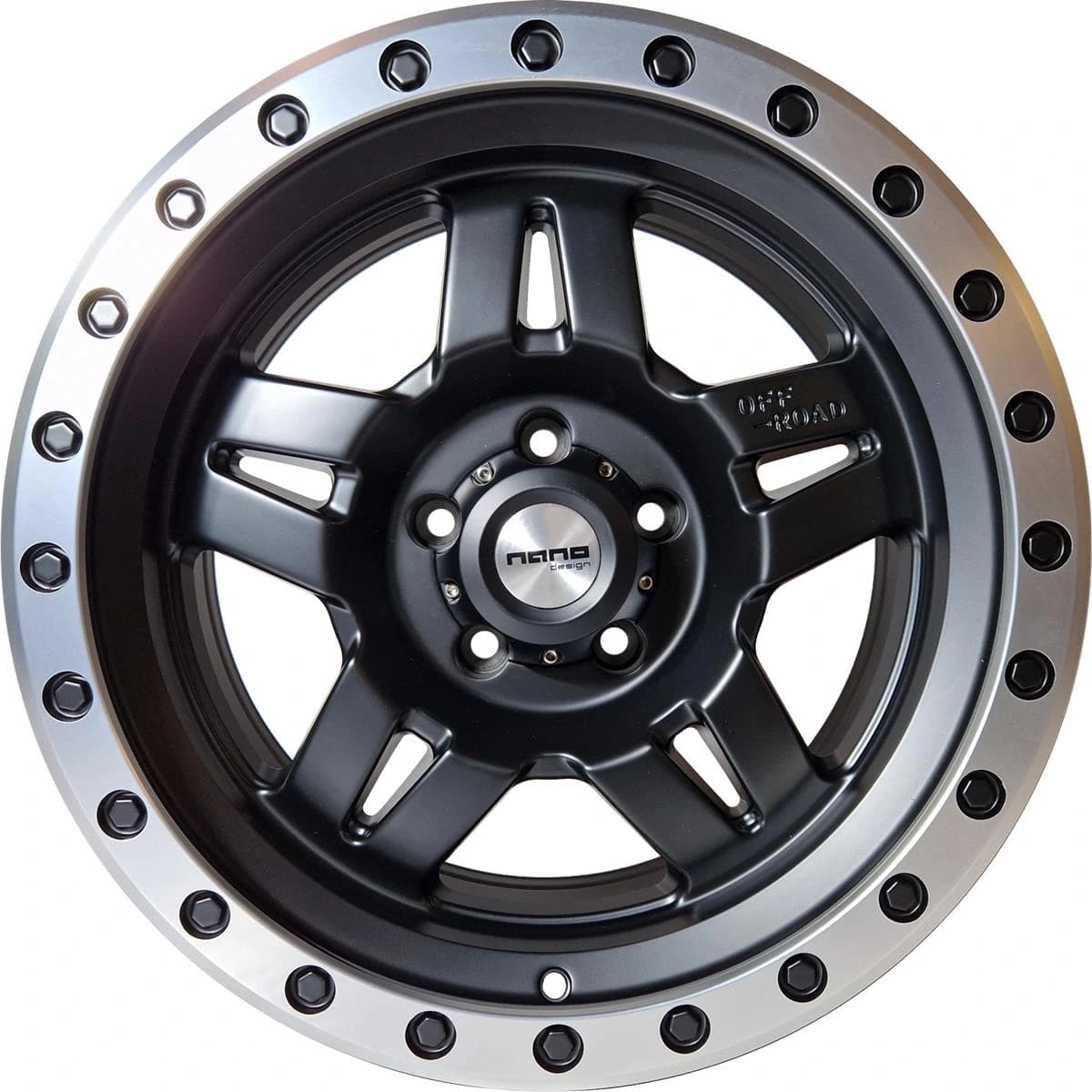 R17 X 8.5 5X120 ET0 65.1 NANO 5942 Matt Black polished