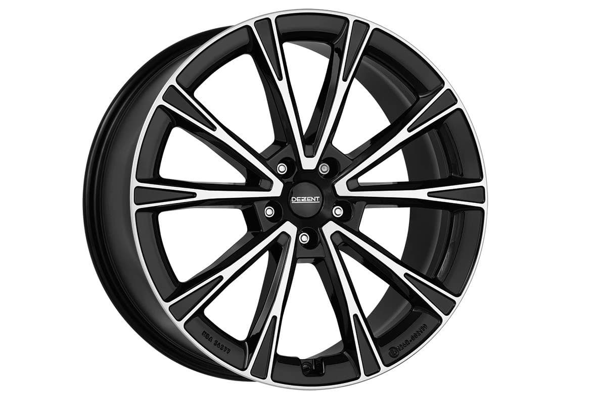 R20 X 8.5 5X114.3 ET54 67.1 DEZENT AR dark Black/polished