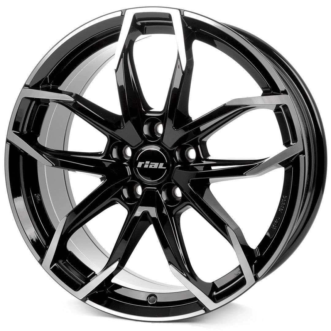 R20 X 8 5X110 ET35 65.1 RIAL Lucca diamond-black frontpolished