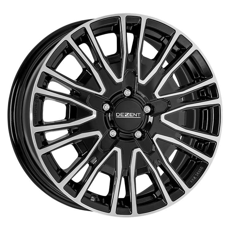 R17 X 7 5X130 ET33 84.1 DEZENT KE dark Black/polished