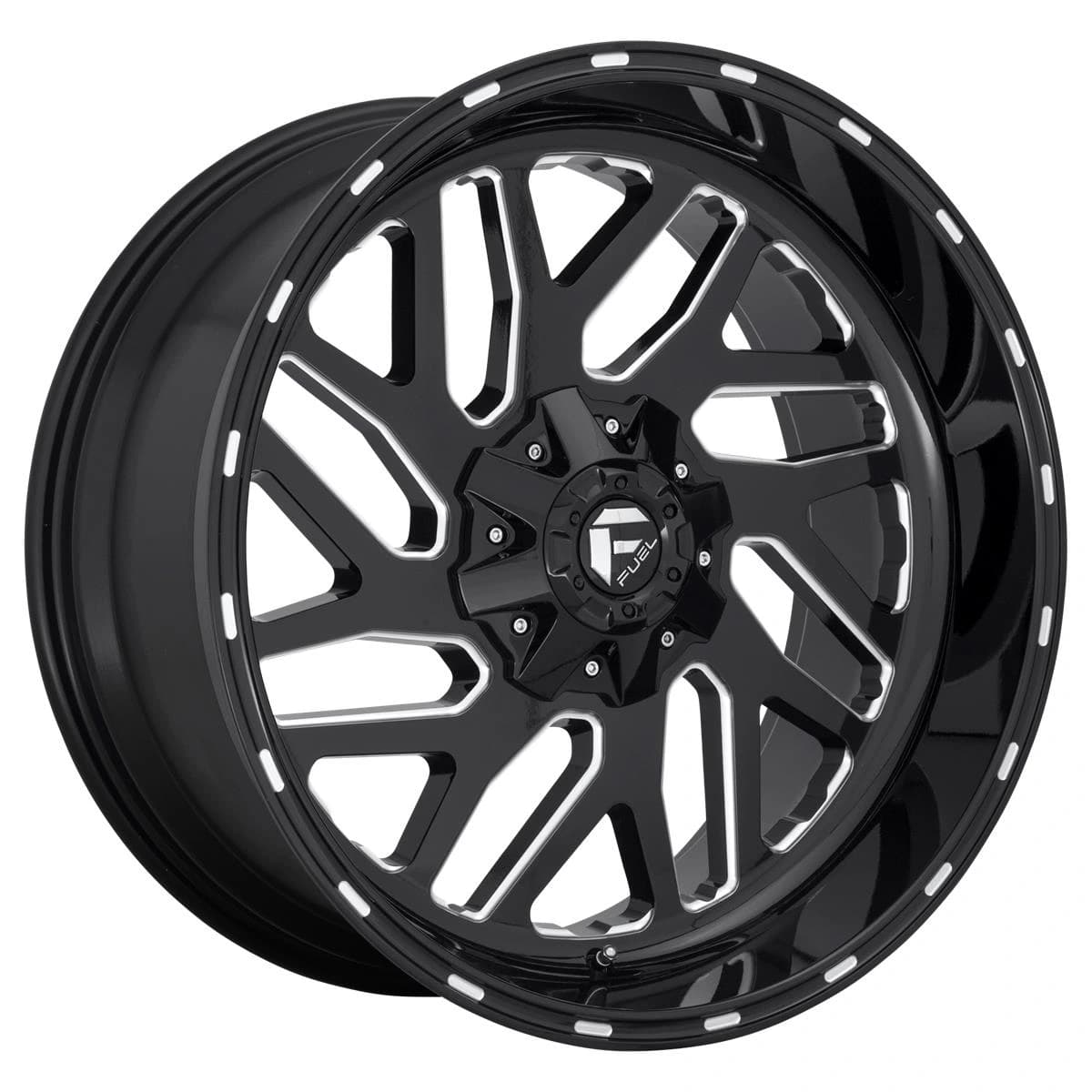 R22 X 10 5X114.3 ET-18 78.1 FUEL D581 Triton Gloss Black Milled