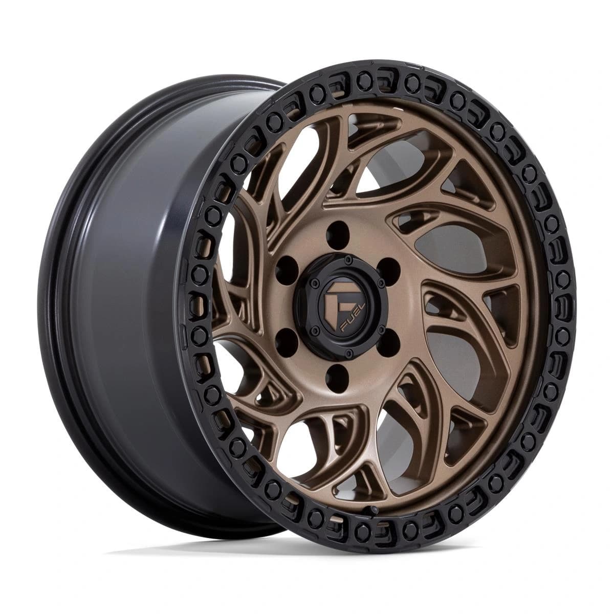 R15 X 8 6X139.7 ET-19 108.1 FUEL D841 Runner Or Bronze With Black Ring