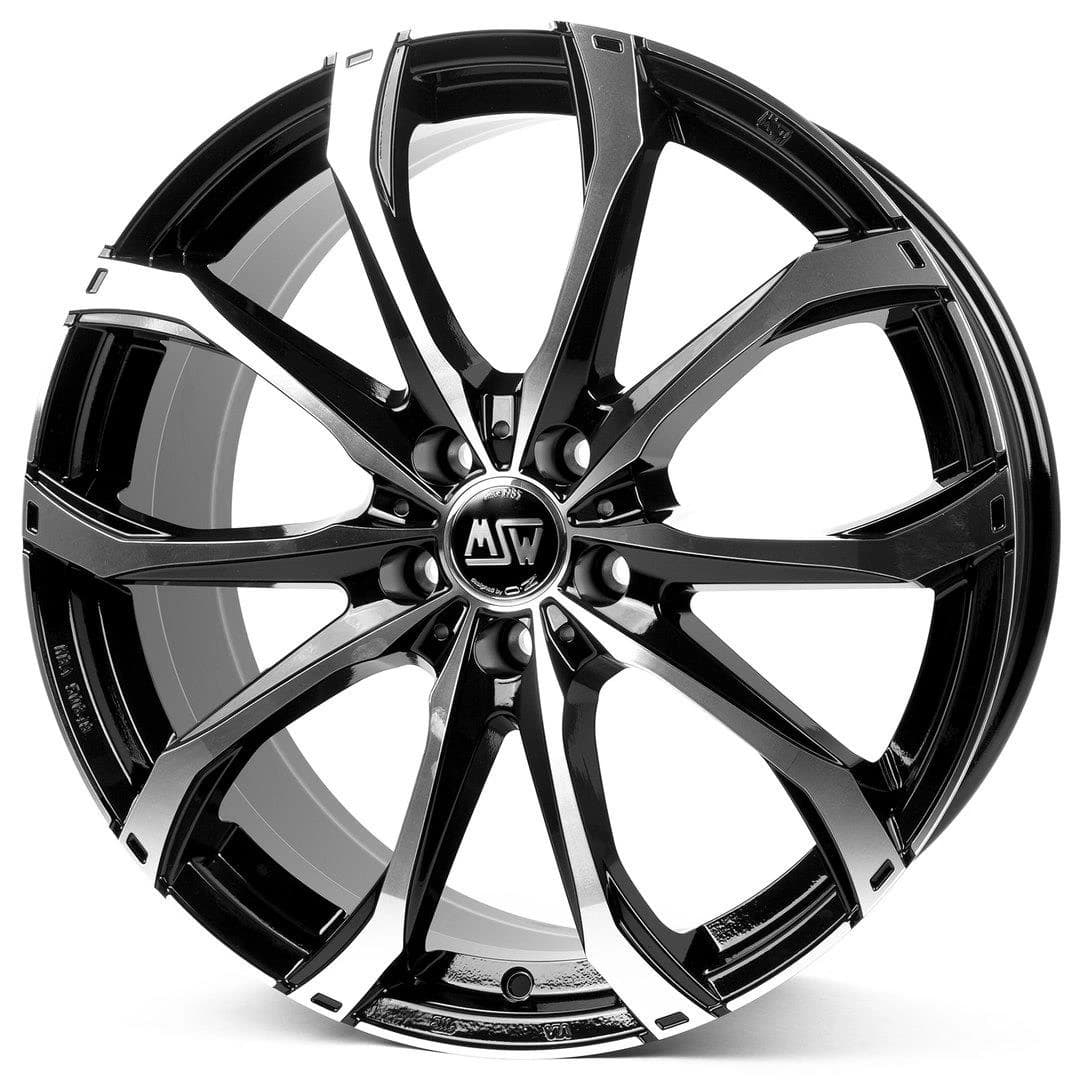 R21 X 10 5X110 ET25 65.1 MSW 48 Gloss Black Full Polished