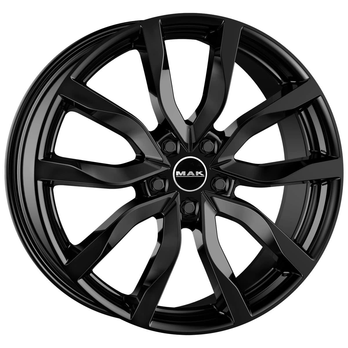 R19 X 8 5X105 ET38 56.6 MAK Highlands Gloss Black